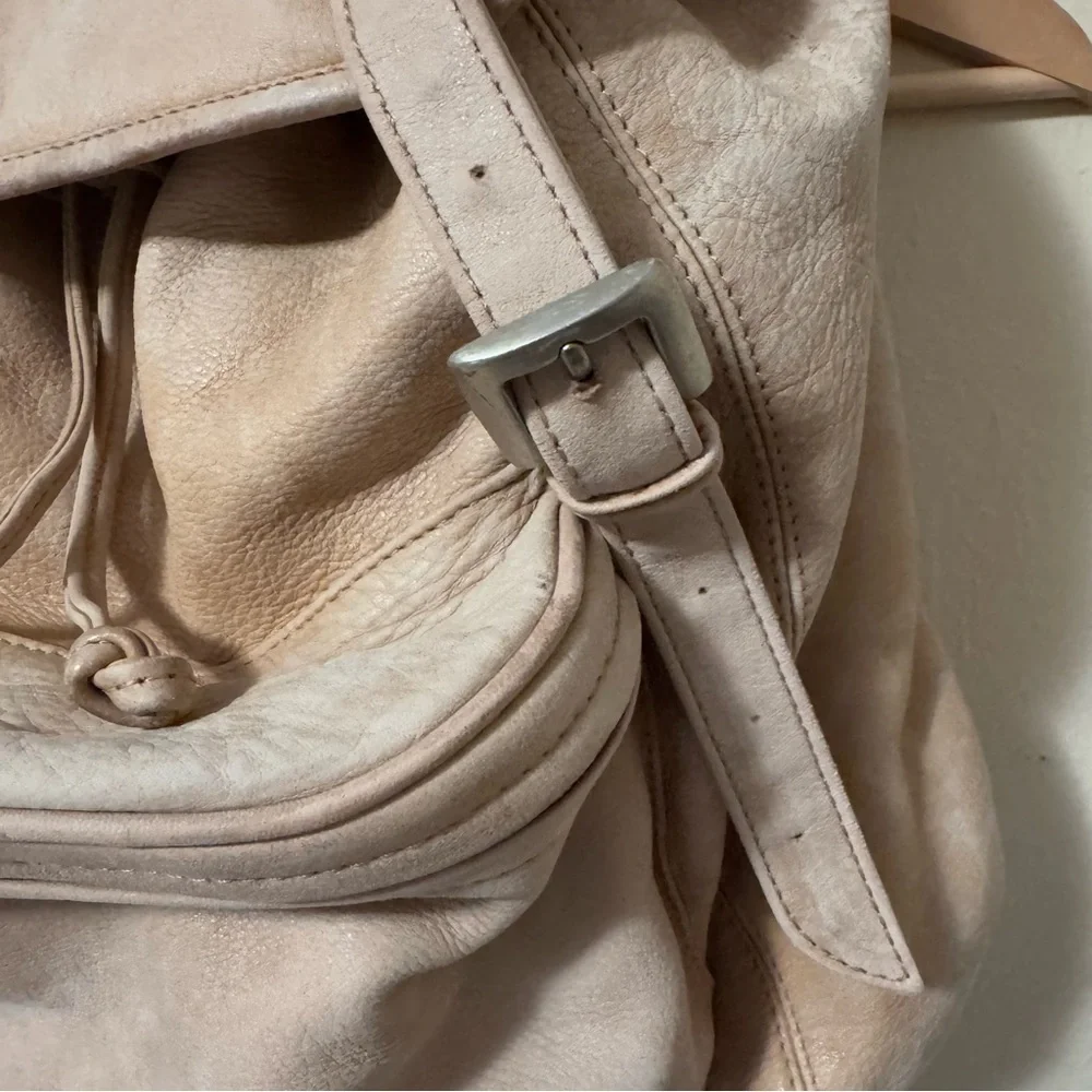 Green Fields leather backpack